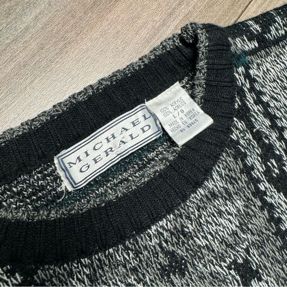 Vintage Grandpa Dad Men’s Pullover Crewneck Sweater Size Large - Picture 5 of 5